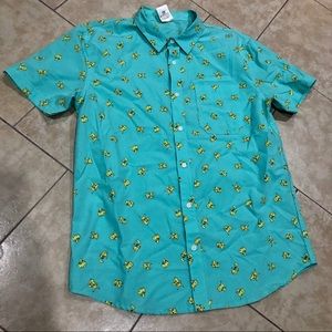 Men’s Pokémon collared button down size medium